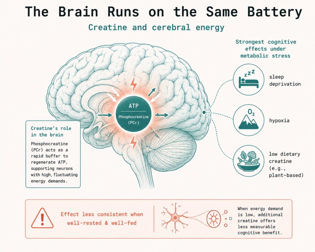 The Brain runs on the same battery