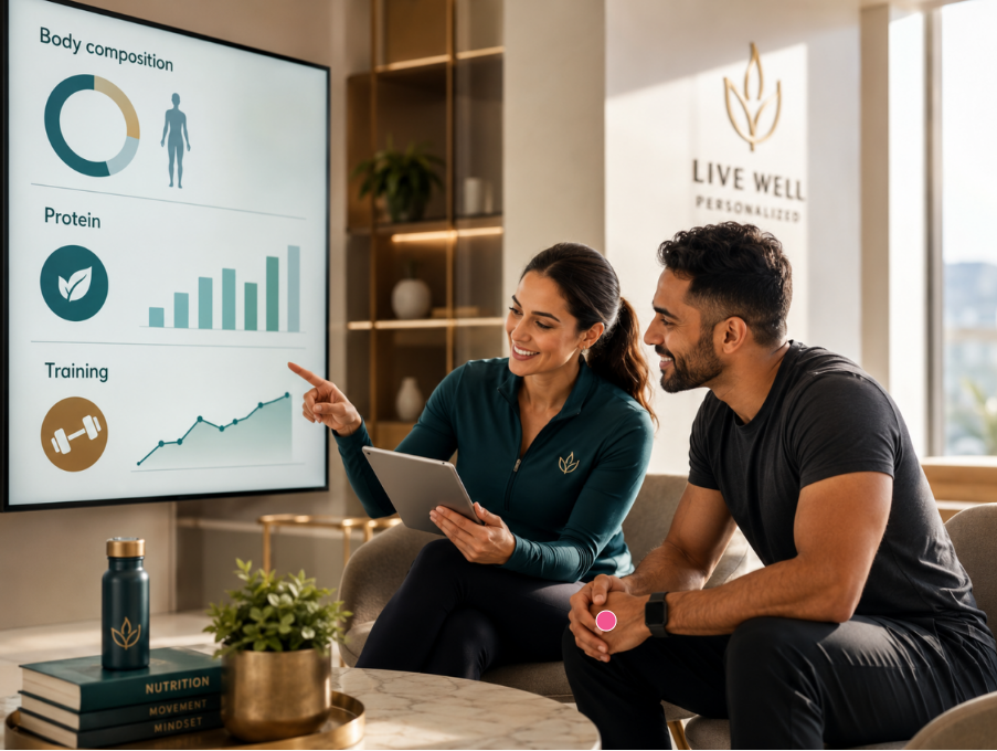 The molecule is the easy part. Dietitians, nutritionists, and performance and executive coaches are the expertise layer that turns a data readout into a client who actually hits their protein, trains, and stays the course.